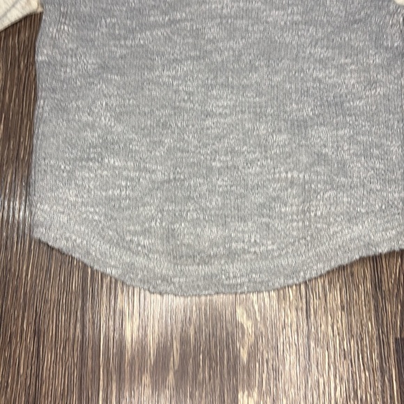 Gray and Cream Kids Henley Shirt size 12 months - Picture 3 of 6